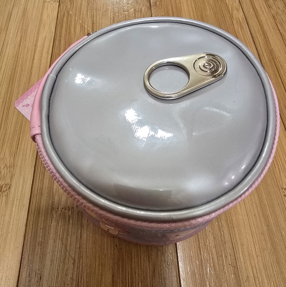 Sanrio Happy Cat Tuna Can Purse Makeup Case NEW WITH TAG 🇯🇵Japan🇯🇵 - Picture 6 of 9